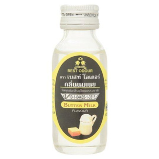 เบสท์ โอเดอร์ วัตถุแต่งกลิ่นเลียนธรรมชาติ กลิ่นนมเนย 30มล./Best Odor Natural Flavoring Additives Milk Butter Butter 30ml