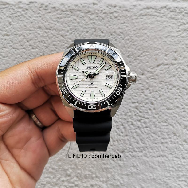seiko king samurai SRPE37K​ white