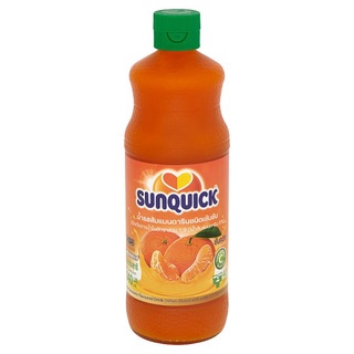 🔥ยอดนิยม!! ซันควิก น้ำรสส้มแมนดารินชนิดเข้มข้น 840มล. Sunquick Concentrated Mandarin Flavoured Drink 840ml