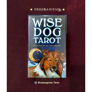 Wise Dog Tarot ไพ่ยิปซีน้องหมาน่ารัก ไพ่ยิปซีแท้ลดราคา ไพ่ทาโร่ต์ ไพ่ออราเคิล Tarot Oracle Card Deck