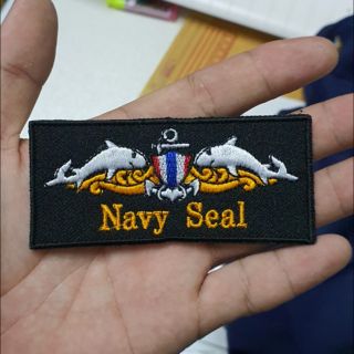 อาร์มผ้าปัก Navy Seal ขนาด 9x4 ซม.