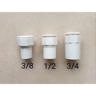 คอนเน็ตเตอร์เข้ากล่อง สีขาวขนาด 3หุน (3/8") 4 หุน(1/2") และ 6 หุน(3/4")