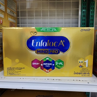 (1กล่อง)Enfalac A+1 ขนาด 3,800 กรัม(8ซอง) เอนฟาแล็ค  Mindpro สูตร1วันหมดอายุ 10/06/2025