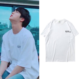 เสื้อยืด oversize สกรีนลาย แบบจิน BTS