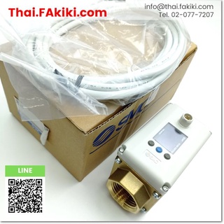 พร้อมส่ง,(B)Unused*, LFE3A8 Digital Flow Switch ,สวิตช์ การไหลแบบดิจิตอล สเปค Rc1 M12 Lead wire with connector ,SMC