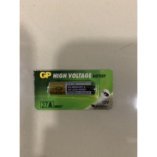 ของแท้100% (1ก้อน) ถ่าน GP 27A Alkaline Battery 12V. ถ่านกริ่งไร้สาย รีโมตรถยนต์ Car Remote