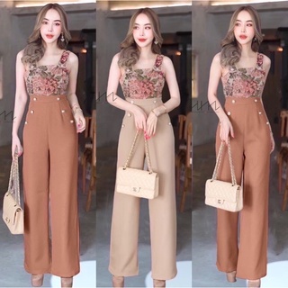 [ใส่โค้ด YAMBBS10 ลดทันที 140]  YouandmeByBlue: (แบรนด์แท้) : Donna Jumpsuit