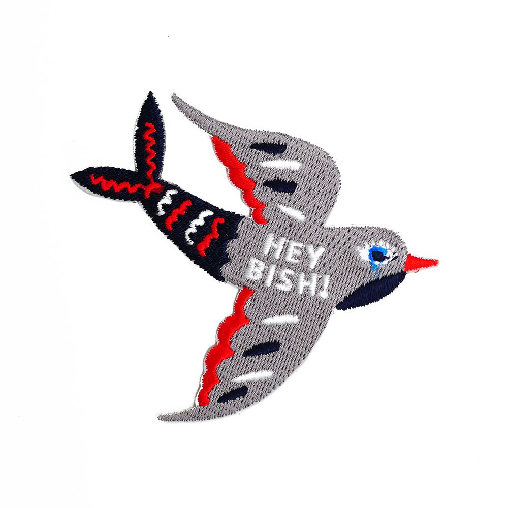 Hey bish - embroidered patch ตัวรีดลายปัก