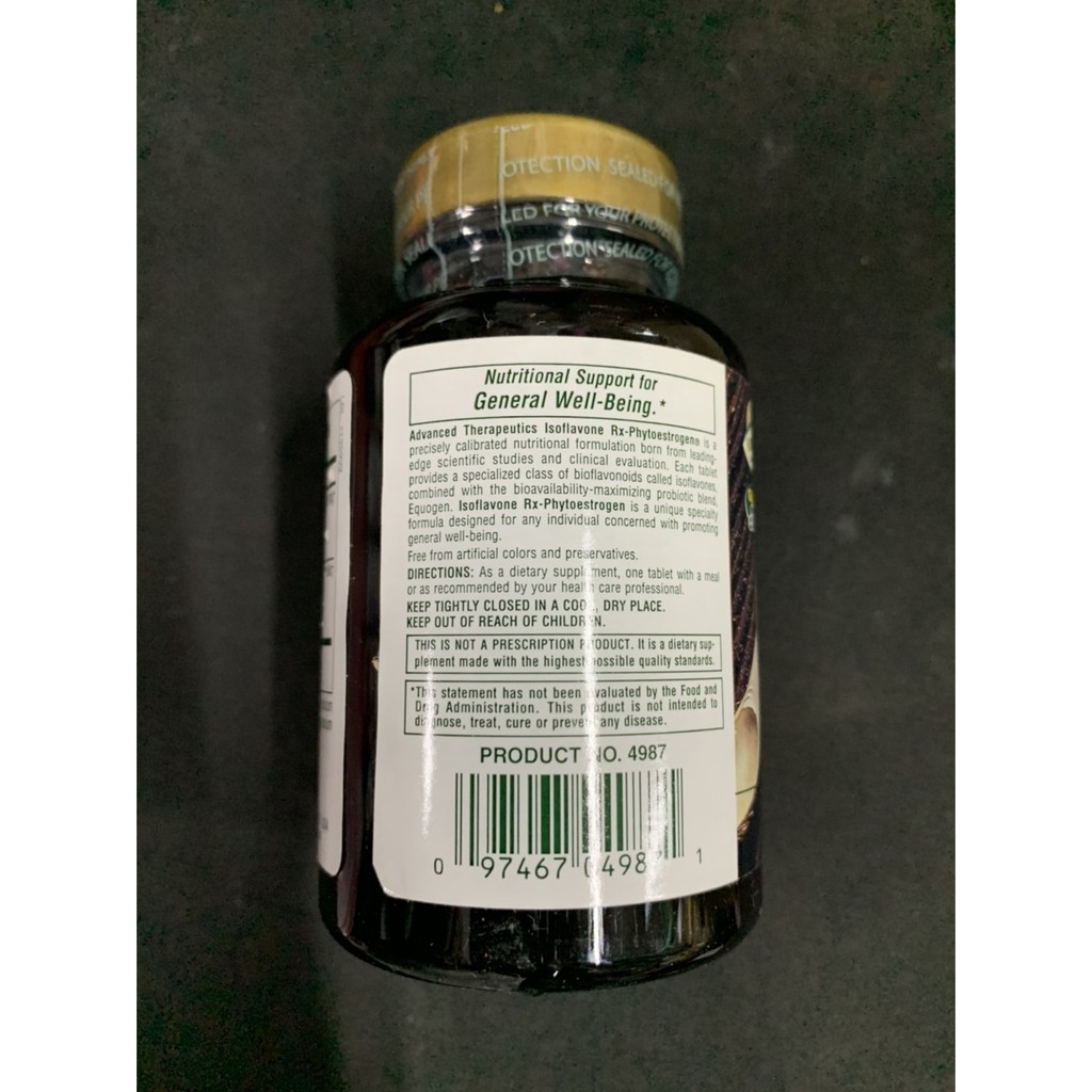 Isoflavone Rx-Phytoestrogen : Nature’s Plus : บำรุงด้วยฮอร์โมนจากถั่วเหลืองธรรมชาติ , 30 Tablets ราคา ถูกที่สุด ดีลบีเคเค แกลเลอรีภาพที่ 5