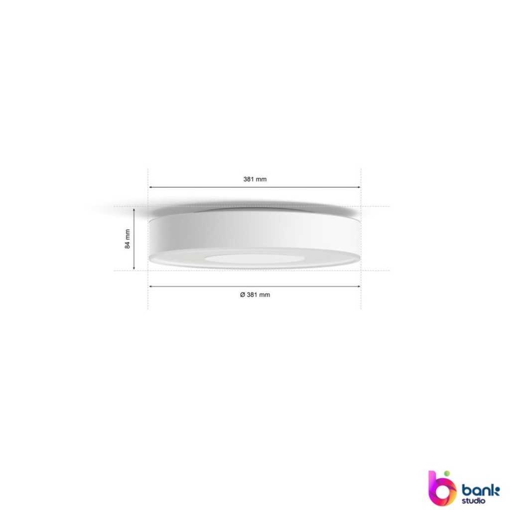 (ประกัน 1ปี) ไฟติดเพดาน Philips Hue White and Color Infuse L  Xamento ceiling lamp 3700lm Bluetooth – 220V ราคา ถูกที่สุด ดีลบีเคเค แกลเลอรีภาพที่ 3