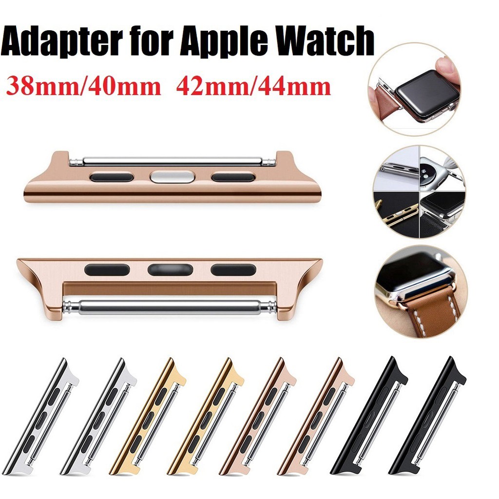 อะแดปเตอร์อลูมิเนียม เชื่อมต่อสายนาฬิกา ไร้รอยต่อ สำหรับ Apple Watch 7 SE 6 5 4 3 2 1 42 มม. 38 มม. 41มม 45มม 44 มม. 40 มม. applewatch connector