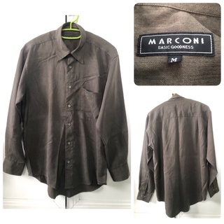 เสื้อเชิ้ตมือสอง MARCONI อก 20.5" ยาว 29.5"