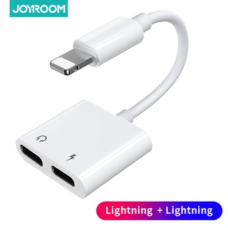 Joyroom Lightnings To Lightnings + 3.5mm Audio Converter Charger Adapter Charger Listening Charging Converters สำหรับโทรศัพท์ IOS