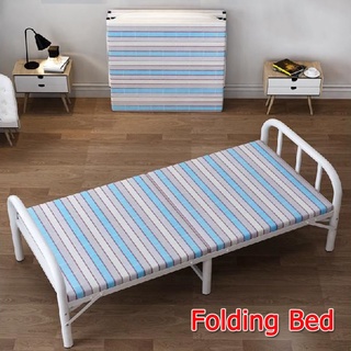 เตียงพับ เตียงเดี่ยว เตียงพกพา เตียง พับได้ พกพาง่ายน้ำหนักเบา folding bed 187 x 75 x 60 ซม foldable bed GS