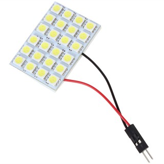 4W 12V 24x 5050 SMD ไฟ LED T10 ตกแต่งภายในรถยนต์