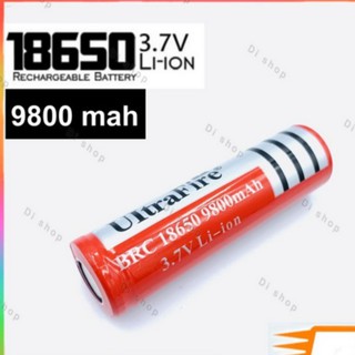 Di shop Ultrafire ถ่านชาร์ต รุ่น UltraFire 18650 3.7V 9900 mAh (สีแดง)