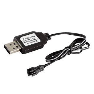 R* สายชาร์จแบตเตอรี่ USB Ni-Cd Ni-MH SM-2P ปลั๊กอะแดปเตอร์ 4.8V 250mA สําหรับรถยนต์ของเล่น