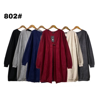 เสื้อคลุมคาร์ดิแกนบิ๊กไซด์อกถึง48นิ้ว 802#