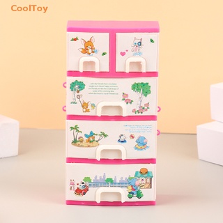 Cooltoy ขายดี ลิ้นชักพลาสติก สําหรับตกแต่งบ้านตุ๊กตา 1 ชิ้น