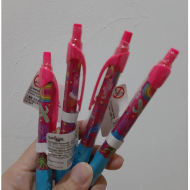READY SMIGGLE FLUFFY SPRING PEN - UNICORN PEN - ปากกาลูกลื่น Smiggle ปากกาหัวใจยูนิคอร์น
