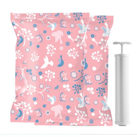 จ้ดเซต 2-2-2-4 ถุงสูญญากาศลายการ์ตูน Vacuum 10 ใบ พร้อมที่สูบ รวม 11 ชิ้น - รูปที่ 6