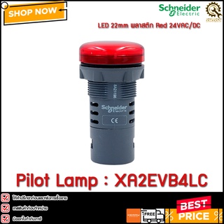 Pilot Lamp Schneider XA2EVB4LC ,Red 24VAC/DC 22mm **TH