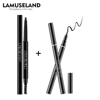 Lamuseland ดินสอเขียนคิ้ว + อายไลเนอร์  LAS202