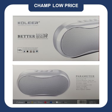 ลำโพงบลูทูธ KOLEER BETTER QUALITY  BETTER SOUND