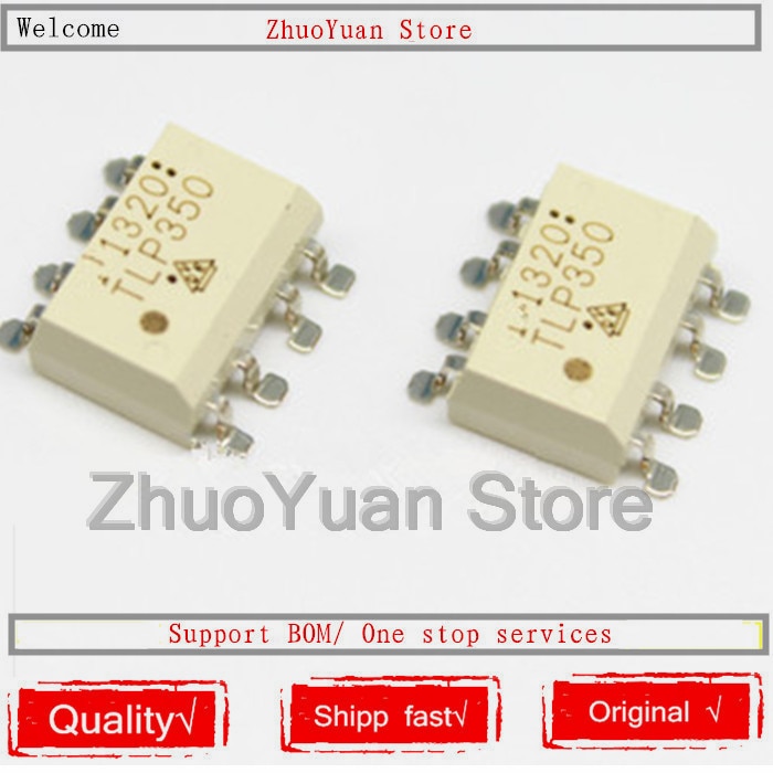 10 ชิ้น/ล็อตใหม่เดิม TLP350(TP1,F) TLP350 SMD SOP-8 ชิป IC DC 1 通 Soafaki Scapilator3750V