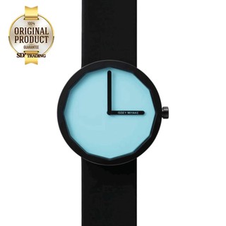 ISSEY MIYAKE Twelve Mens Watch สายหนัง Black รุ่น SILAP003 - BlackPVD/Blue