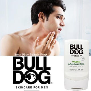 BULLDOG Skincare For Men Original Aftershave Balm 100ml. ผลิตภัณฑ์บำรุงผิวหลังการโกนหนวดสูตรอ่อนโยน