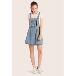 Mirror Dress กระโปรงเอี๊ยมสั้น Denim