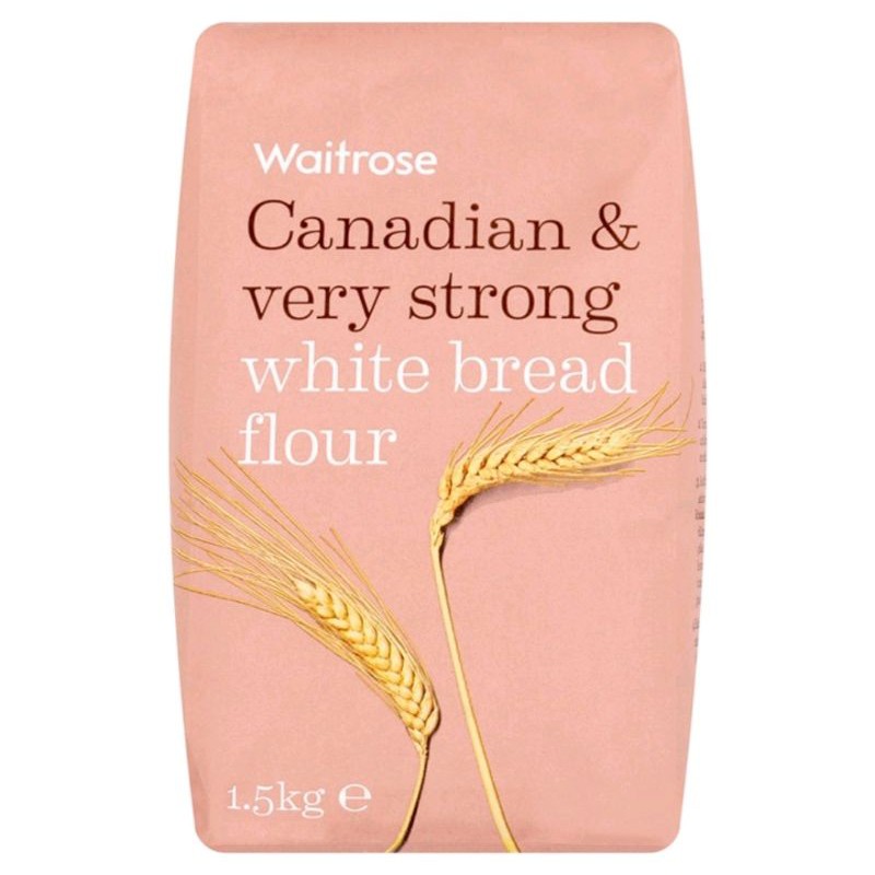 แป้งสาลีแคนาดา แป้งทำขนมปัง Waitrose Canadian & Very Strong White Bread