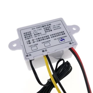 เทอร์โมสวิตช์ควบคุมอุณหภูมิดิจิทัล 110-220V 12V 24V 10A XH-W3001