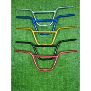 แฮนด์จักรยาน AL BMX 20 นิ้ว คาดกลาง (มี 5 สี คือ ดำ, เงิน, แดง, น้ำเงิน และ ทอง)