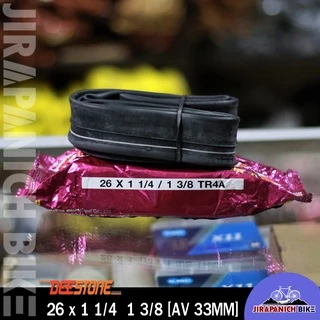 ยางในจักรยาน 26 นิ้ว DEESTONE ขนาด 26 x 13/8 นิ้ว (TR4A) (จุ๊บใหญ่ AV 33 MM