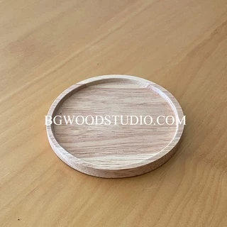 จานรองแก้วไม้แท้ 100% รวมฮิตทุกแบบ By BG WoodStudio