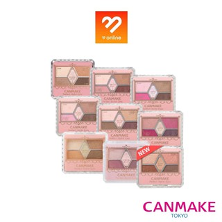 (ทาตา รูปเพชรตรงกลาง) ของแท้!! Canmake Perfect Stylist Eyes แคนเมค เพอร์ฟ็ก สไตล์ลิสต์ อายแชโดว์ พาเลท มินิ