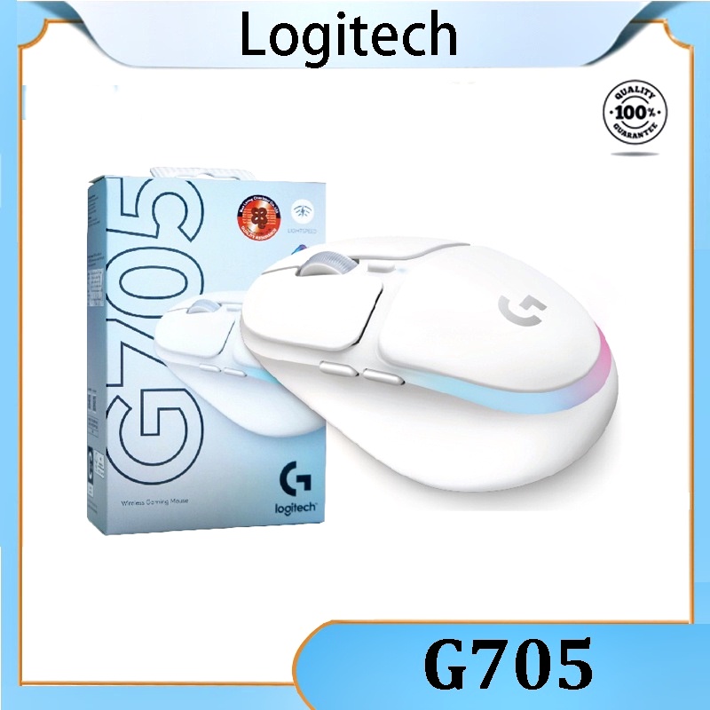 💥SALE ลดพิเศษ💥⚡️เมาส์เกมมิ่งไร้สาย⚡️ Logitech G705 Wireless Aurora Collection Gaming Mouse LIGHTSYNC