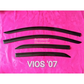 กันสาด Toyota Vios Gen2 ปี 07-12