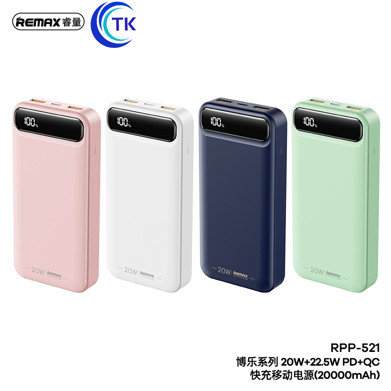 REMAX RPP-521 พาวเวอร์เเบงค์ 20W22.5W PDQC เพรียวบางเฉียบ ชาร์จเร็วขึ้น ...