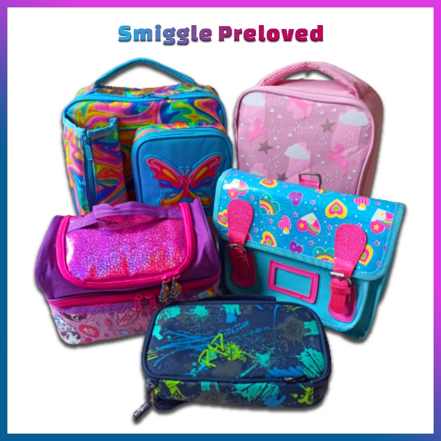 Smiggle Bag Smiggle Pencil case Smiggle Sling Bag Beg Smiggle ( PRELOVED )