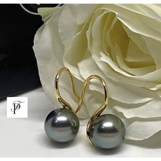 Tahiti Pearl Earring size 9 mm