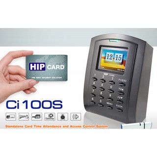 HIP Ci100S | เครื่องบันทึกเวลาเข้า-ออก สแกนบัตร หรือรหัสผ่าน