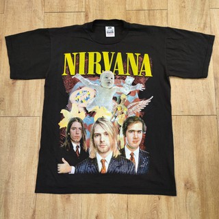 เสื้อยืดผ้าฝ้าย NIRVANA ป้าย PROCLUB made in USA ผ้าร้อย ฟอกนุ่ม เสื้อวง เสื้อทัวร์ เนอร์วาน่า มาใหม่ มาน้อยS-3XLdntokob