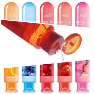 &lt;พร้อมส่ง&gt;เจลหล่อลื่นสูตรพิเศษกลิ่นผลไม้ (sex lubricant)