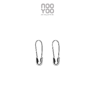 NooYoo ต่างหูสำหรับผิวแพ้ง่าย Mini Safety Pin Surgical Steel