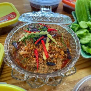 จ่าวิรัช น้ำพริกปลาร้าทรงเครื่อง (หมู-ผัดสุก)