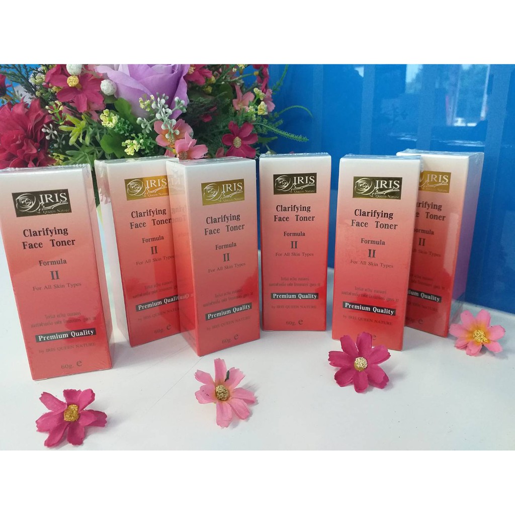 ไอริส ควีน เนเจอร์/iris/แคลริฟายอึ้ง เฟช โทนเนอร์ สูตร 2/ลดสิว/ลดฝ้า/หน้าขาว/สมุนไพรธรรมชาติ