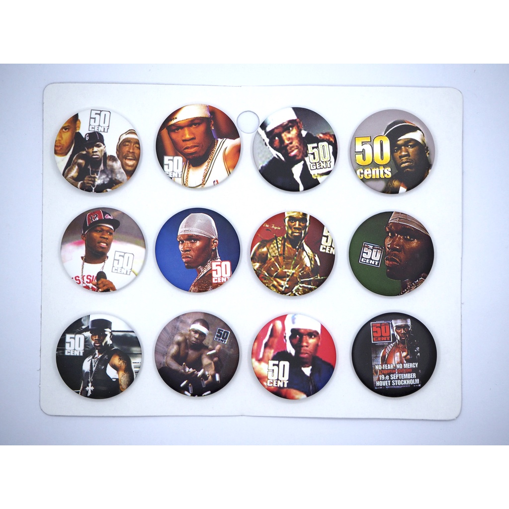 เข็มกลัด 50 Cents เซน (Badge Set)